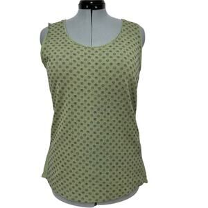 Tandem Made In Italy Tank Top Lagenlook Loose Fit Lightweight Semi Sheer Sz: 40